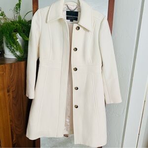 Cream J.Crew Lady Coat